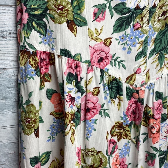 St Michael For Marks & Spencer Vintage Floral Dress Size 14 - Picture 9 of 10